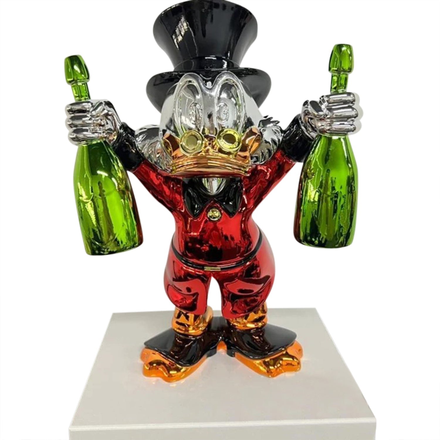 Escultura na cor dourado