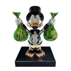 Duck Bilionário 3.0 - Escultura de Poder e Fortuna