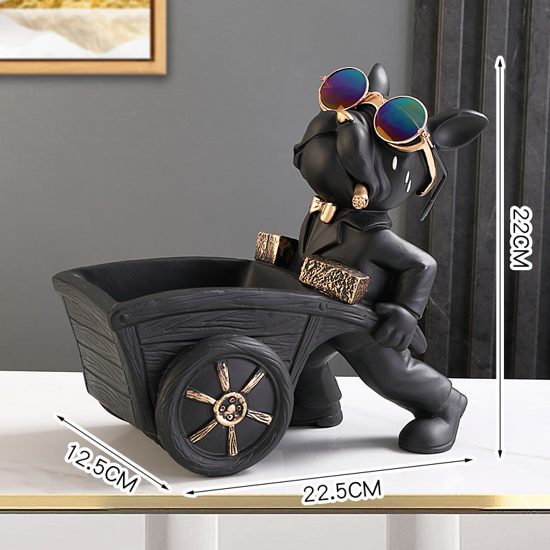 Escultura na cor preto 1
