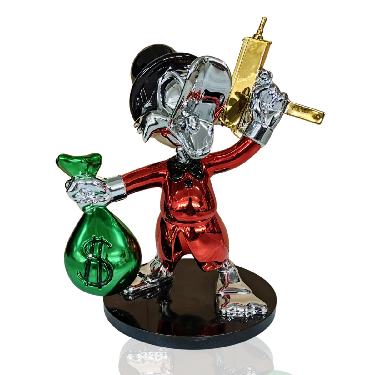 Escultura na cor altura 47cm / 18 polegadas