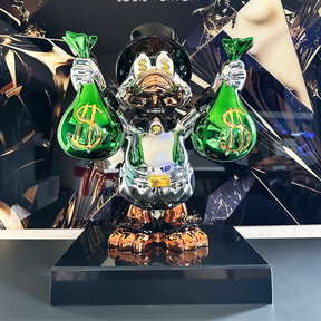 Duck Bilionário 3.0 - Escultura de Poder e Fortuna
