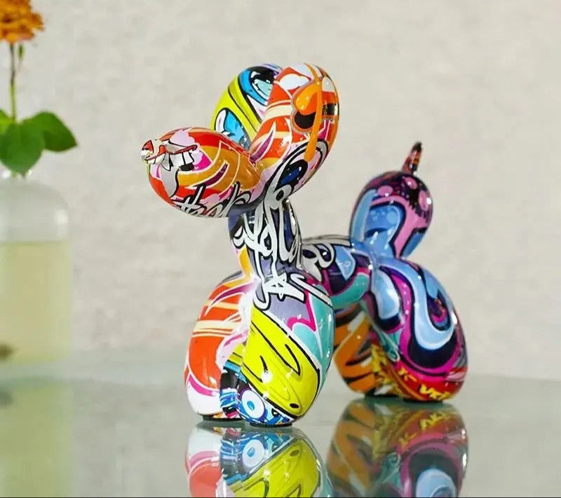 Escultura na cor grafite