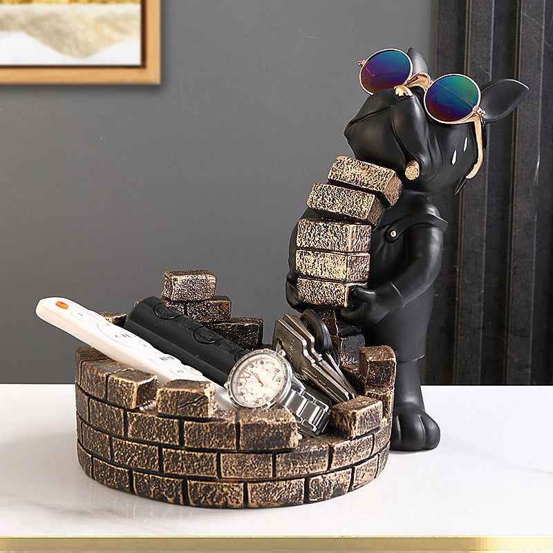 Escultura na cor preto 2
